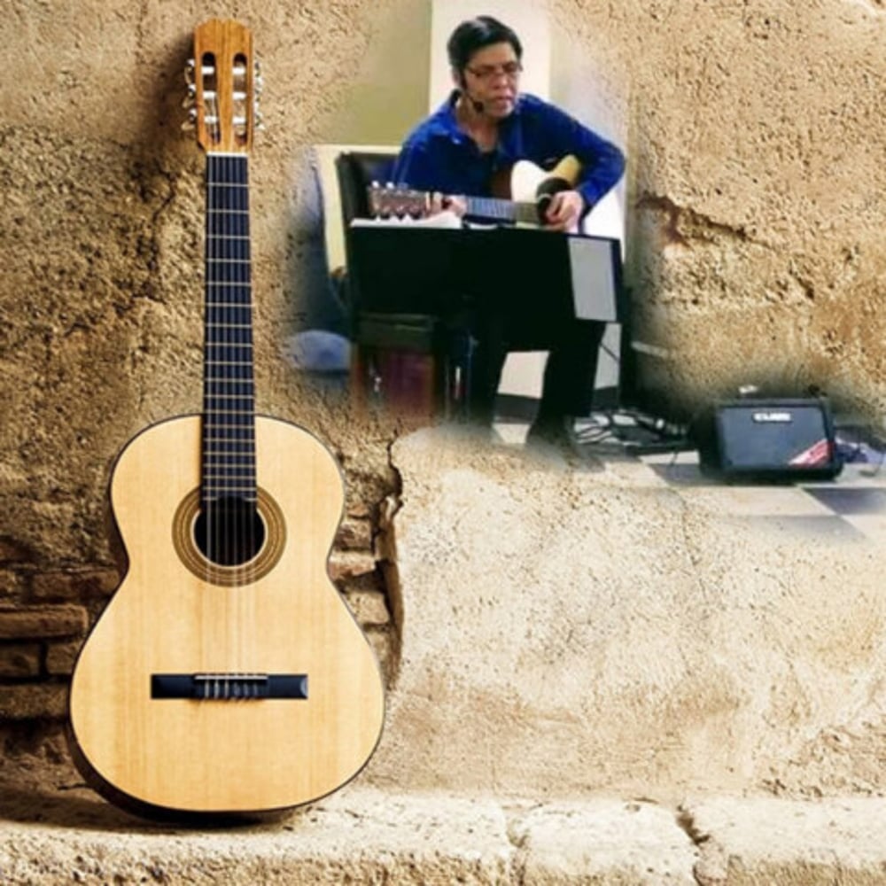 Profile thumbnail image for Manny live music on guitar and vocals