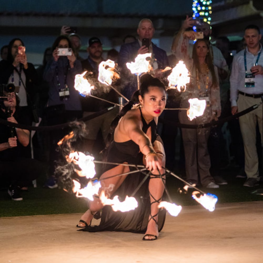 Profile thumbnail image for Multi-prop fire show