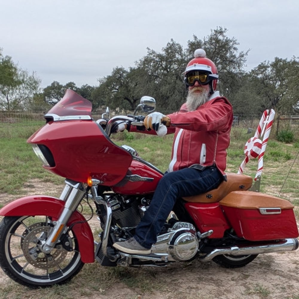 Profile thumbnail image for San Anto Claus - SA's Cowboy Biker Santa