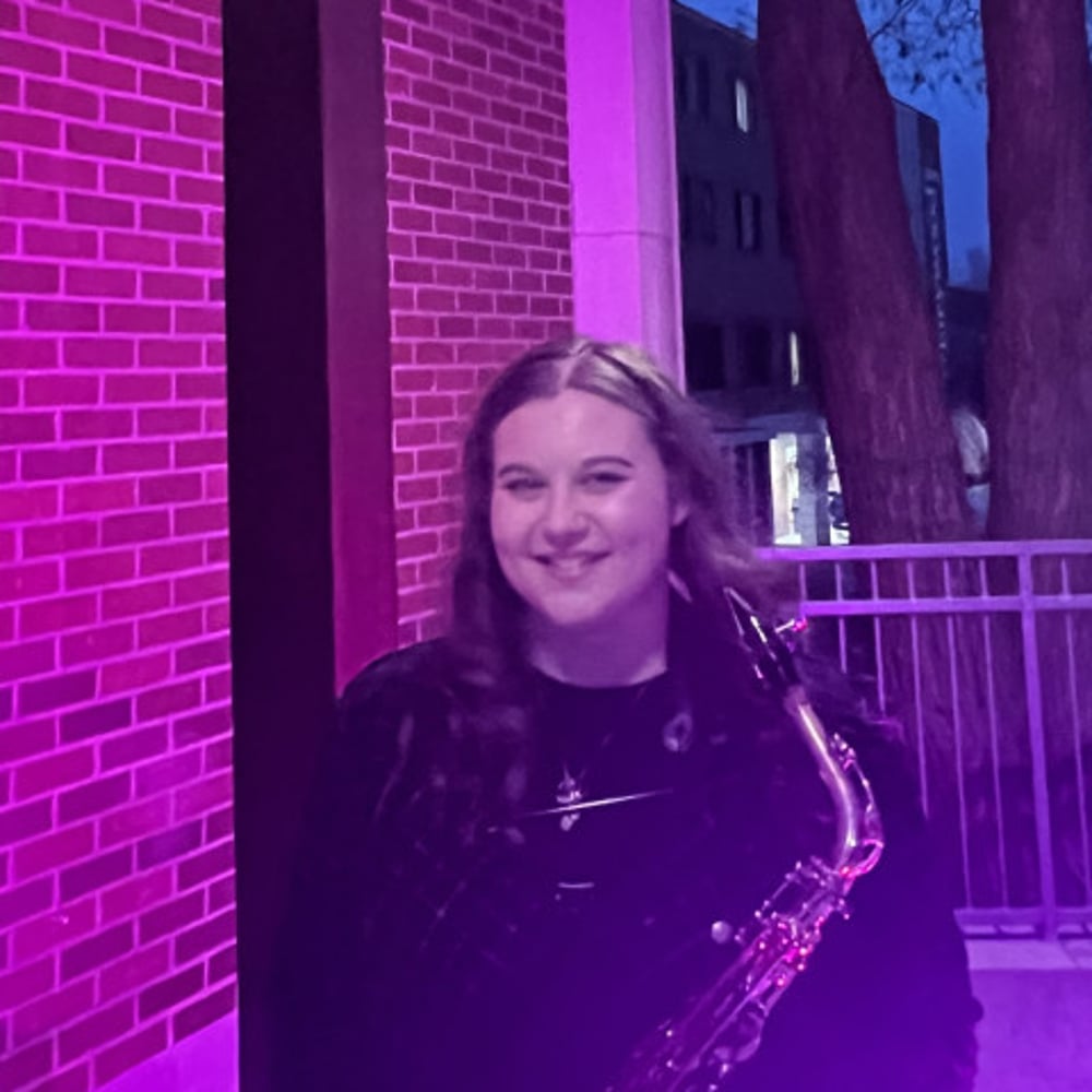 Profile thumbnail image for Saxophonist, Ellie V