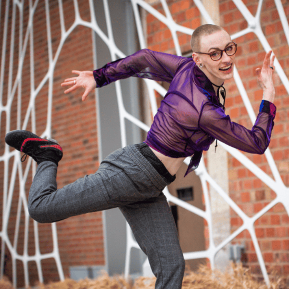 Profile thumbnail image for Tap dancing drag performance