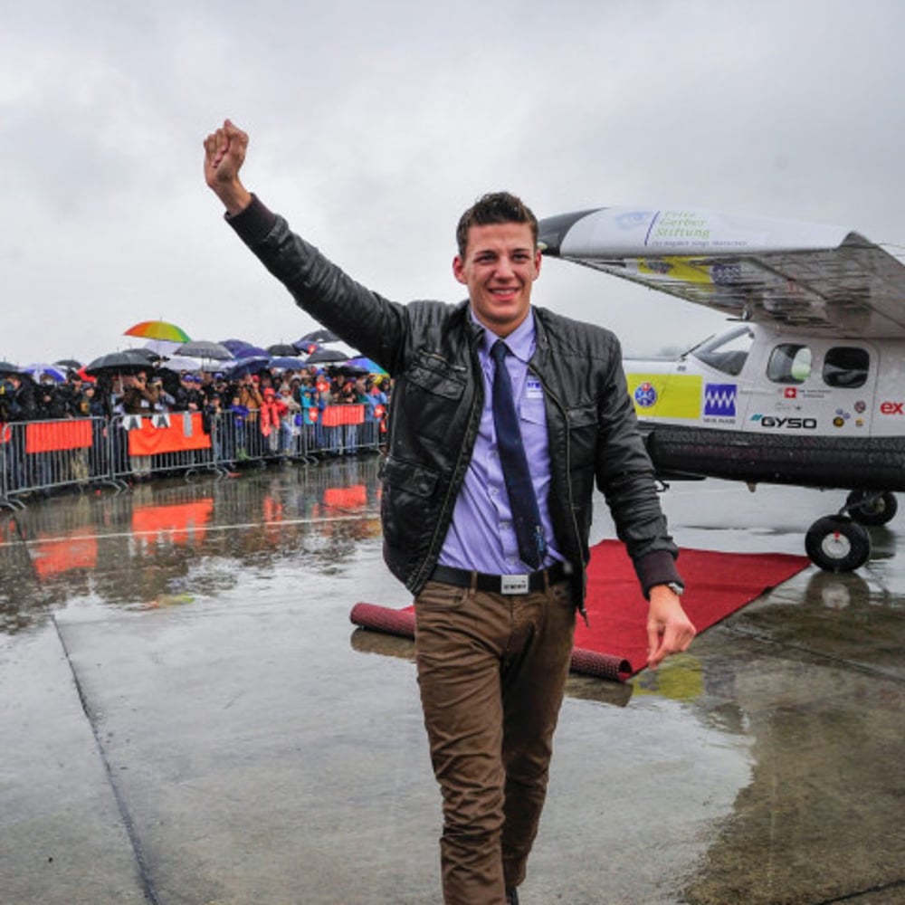 Profile thumbnail image for Youngest pilot flying around the world