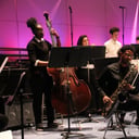 Ayo plays the basso