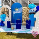 Balloon and flower decoration