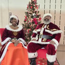 Black Santa Robert and Mrs. Claus