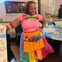 Clown-na-round with Quita