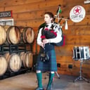 Eben Yonnetti, Bagpiper