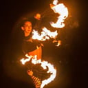 Miss Twisted Rose Fire &amp; LED Dancing