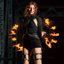 Katrina's Fire or LED Show