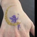 Glitter tattoos by Candace