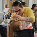 Hezzie Paints Faces