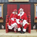Hilltop Santa and Mrs Claus