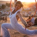 Hypnotic Hoop Dance