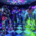 Led Party Robots Show