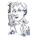 Mindy Caricatures