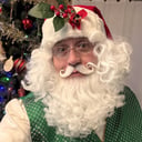 Northern Lights Santa