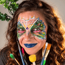 Oyster Eye Design Face Painting