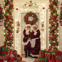 Santa Michael and Mrs Claus