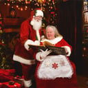 Santa Harley and Mrs. Claus