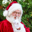 Santa with a Real Beard