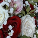 Tall Juniper wedding florals