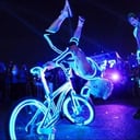 Tron Bike BMX trickster