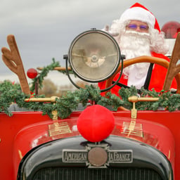 Smiling santa claus