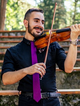Man playing violin